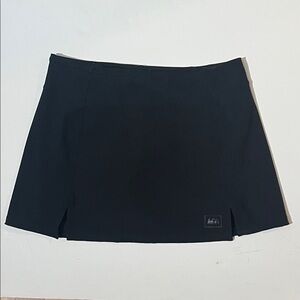 REI Black Athletic Skort with Subtle Logo